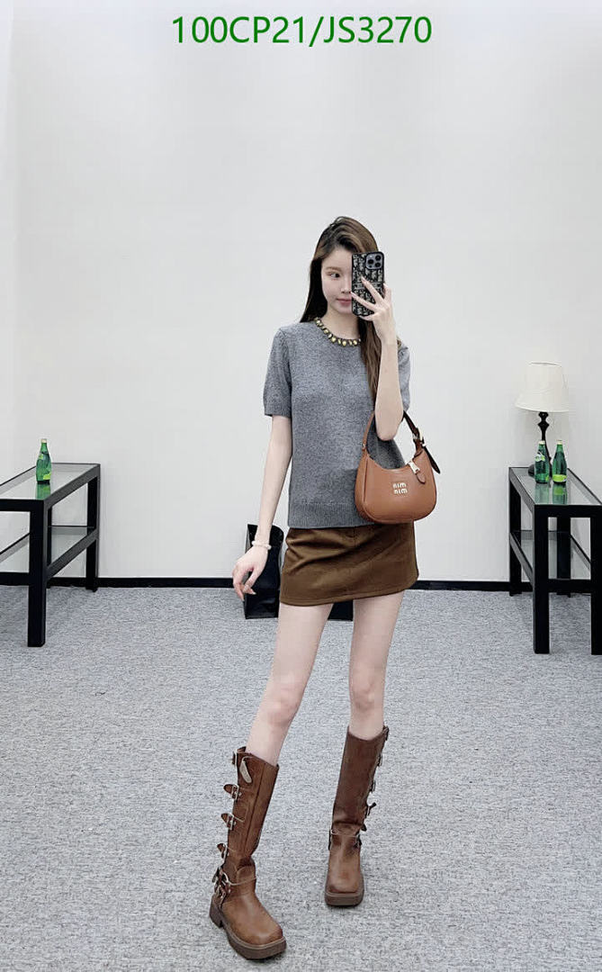 Prada-Clothing Code: JS3270 $: 100USD