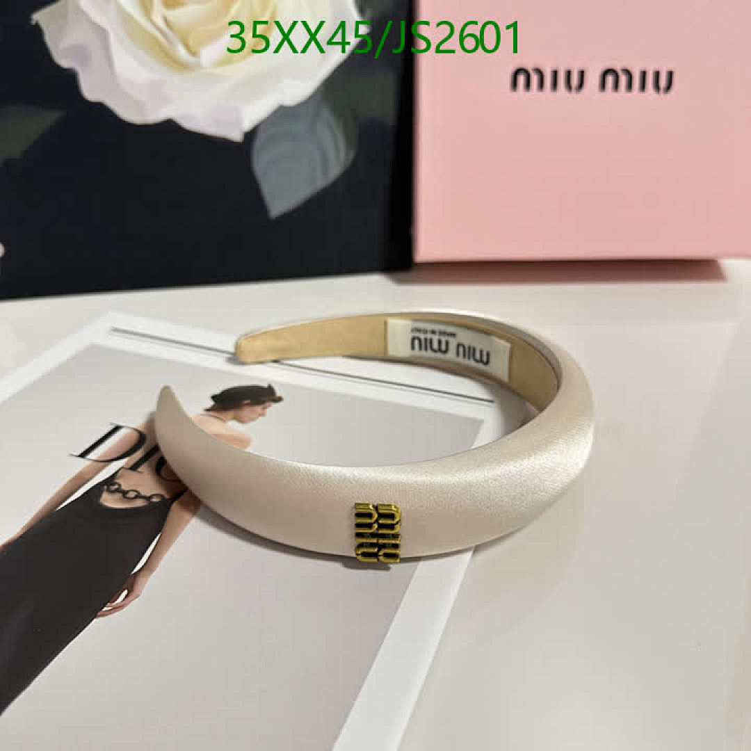 MIU MIU-Headband Code: JS2601 $: 35USD