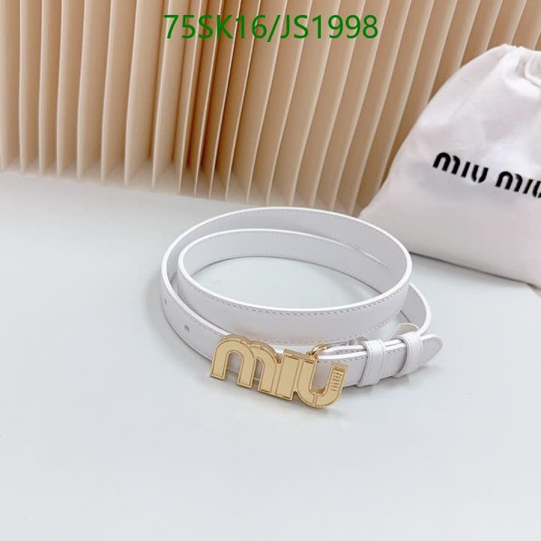 MIU MIU-Belts Code: JS1998 $: 75USD
