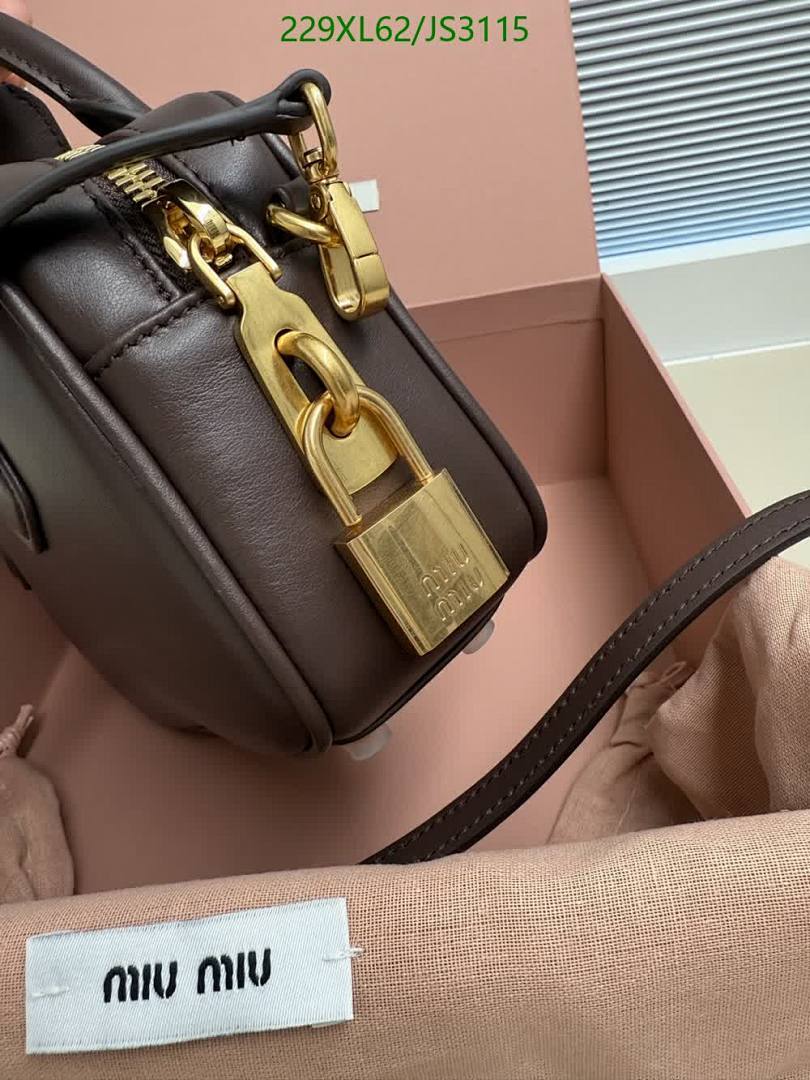 Miu Miu-Bag-Mirror Quality Code: JS3115 $: 229USD