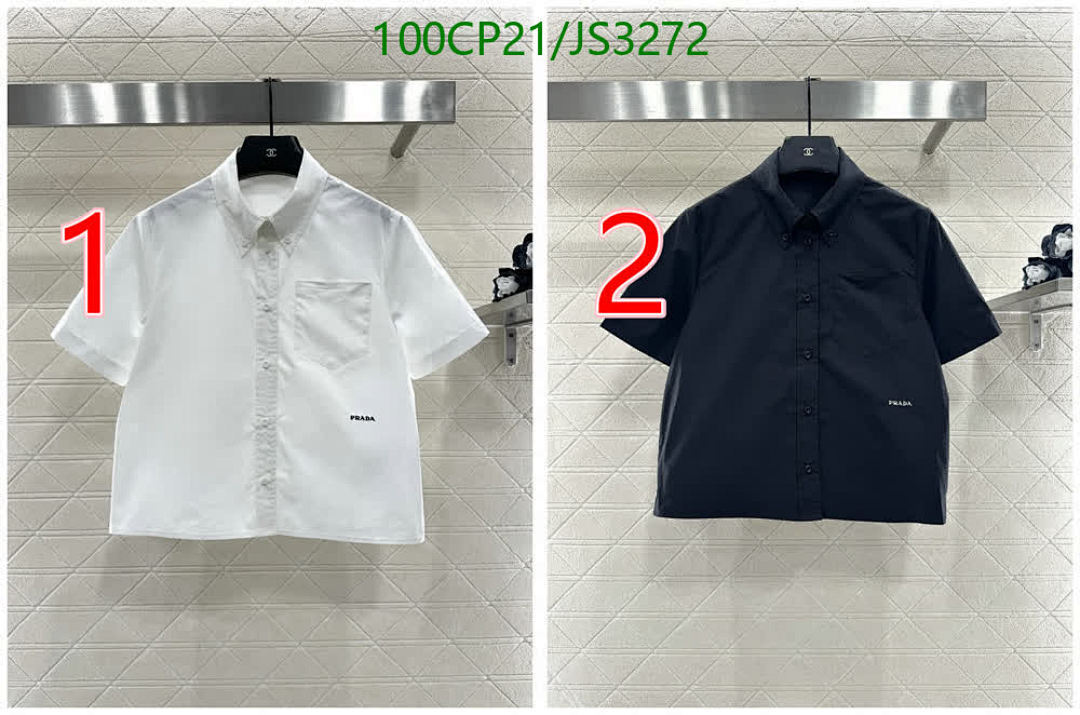Prada-Clothing Code: JS3272 $: 100USD