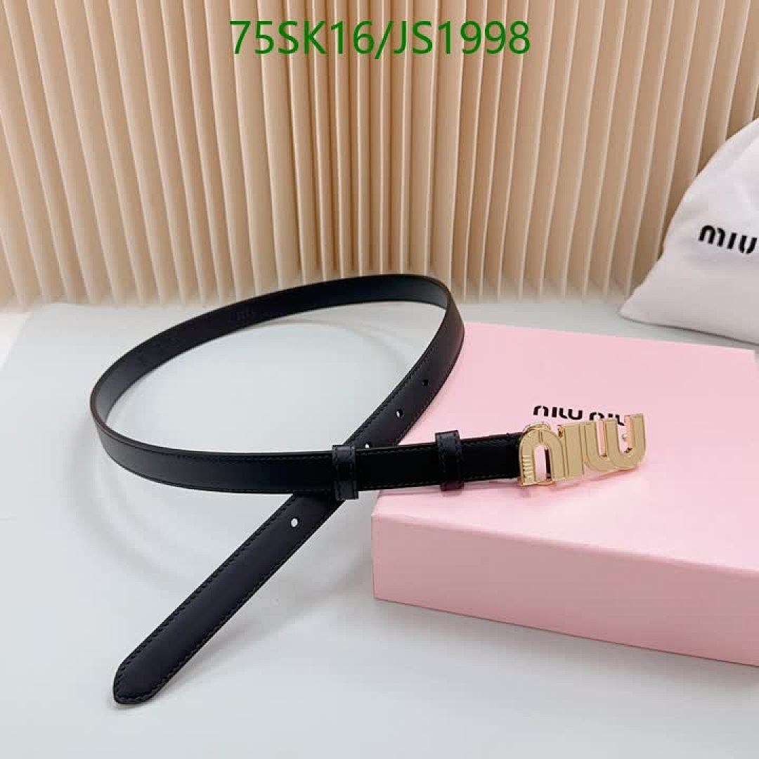 MIU MIU-Belts Code: JS1998 $: 75USD