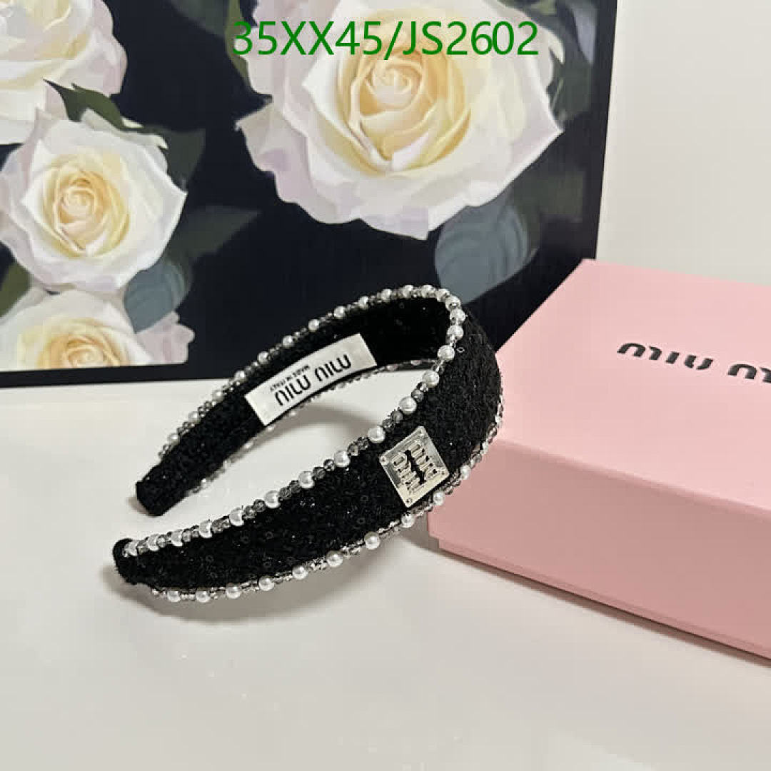 MIU MIU-Headband Code: JS2602 $: 35USD
