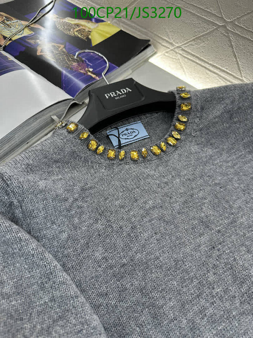 Prada-Clothing Code: JS3270 $: 100USD