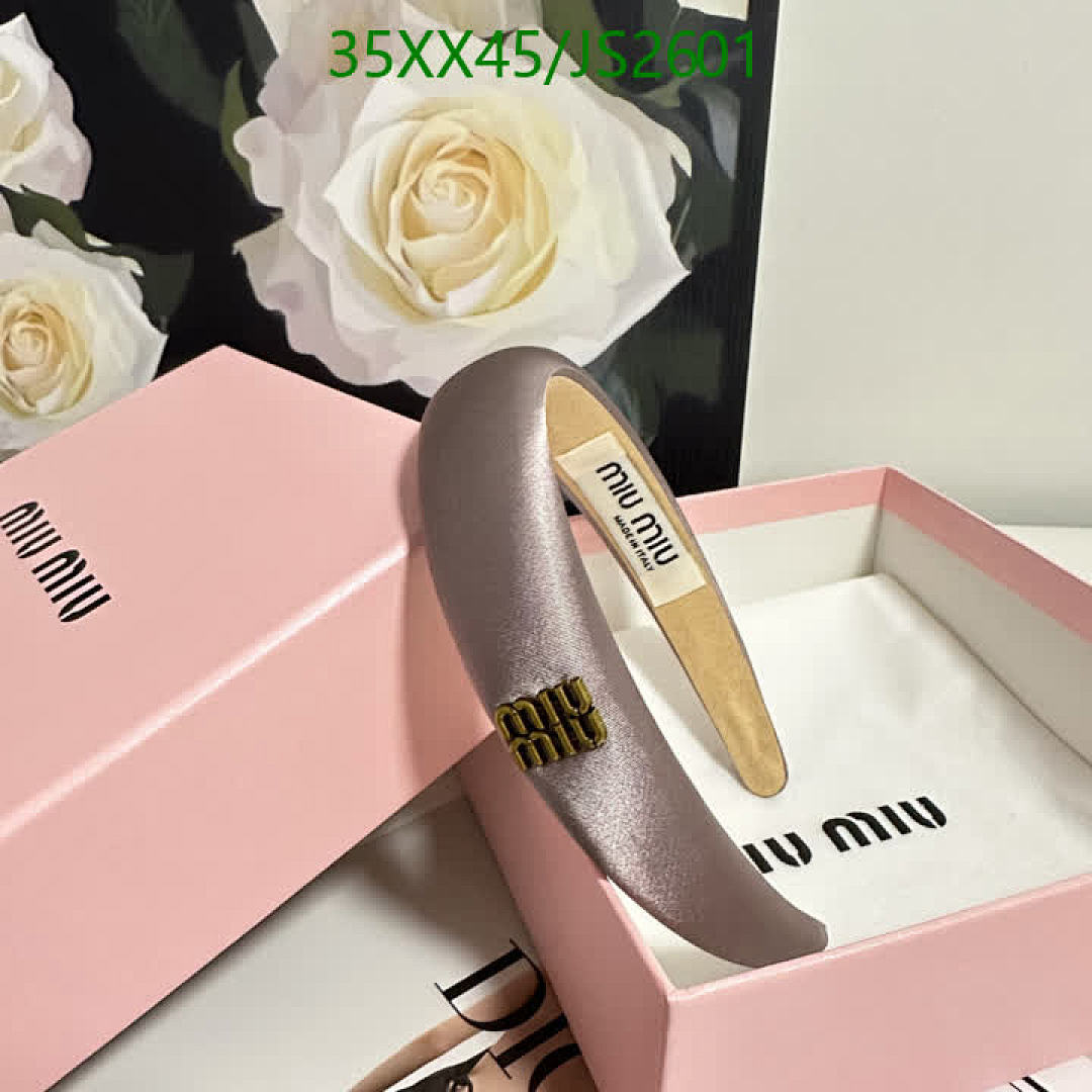 MIU MIU-Headband Code: JS2601 $: 35USD