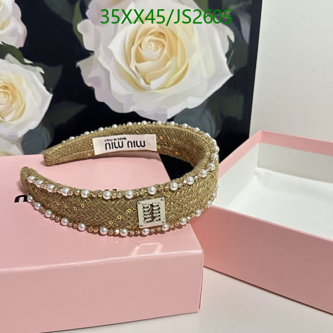 MIU MIU-Headband Code: JS2605 $: 35USD