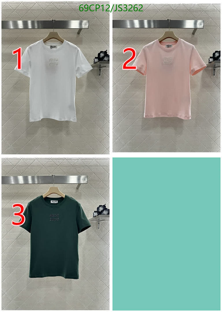 MIUMIU-Clothing Code: JS3262 $: 69USD