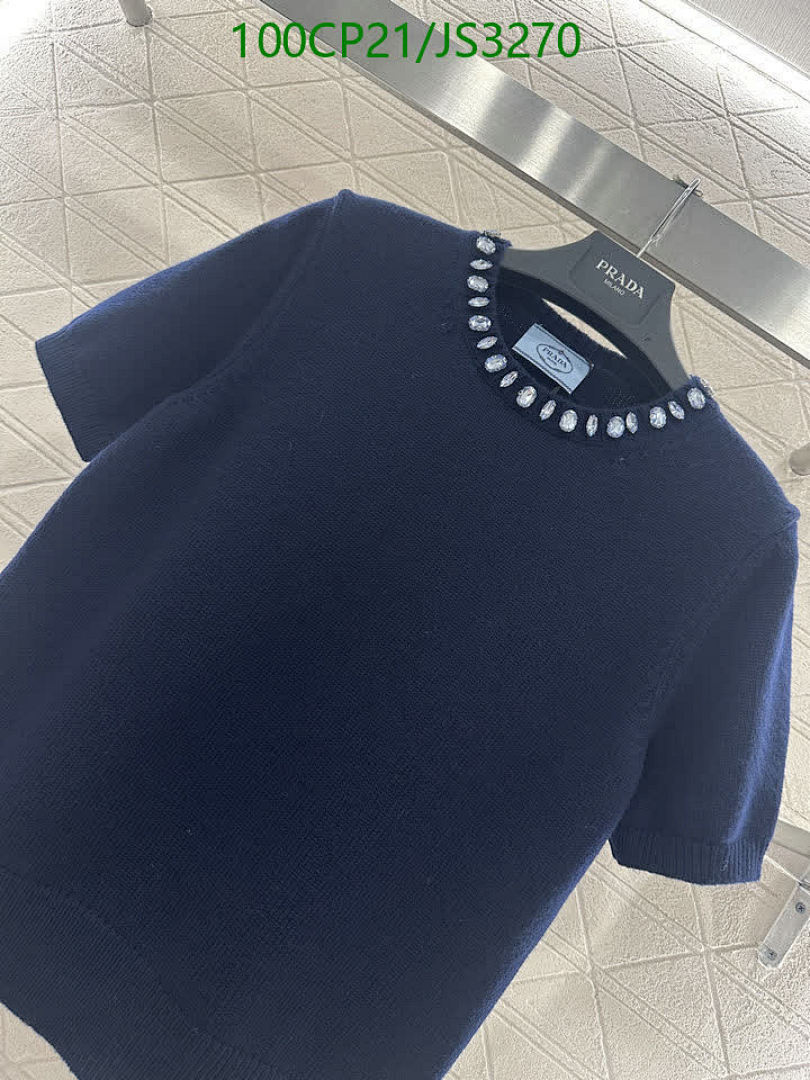 Prada-Clothing Code: JS3270 $: 100USD