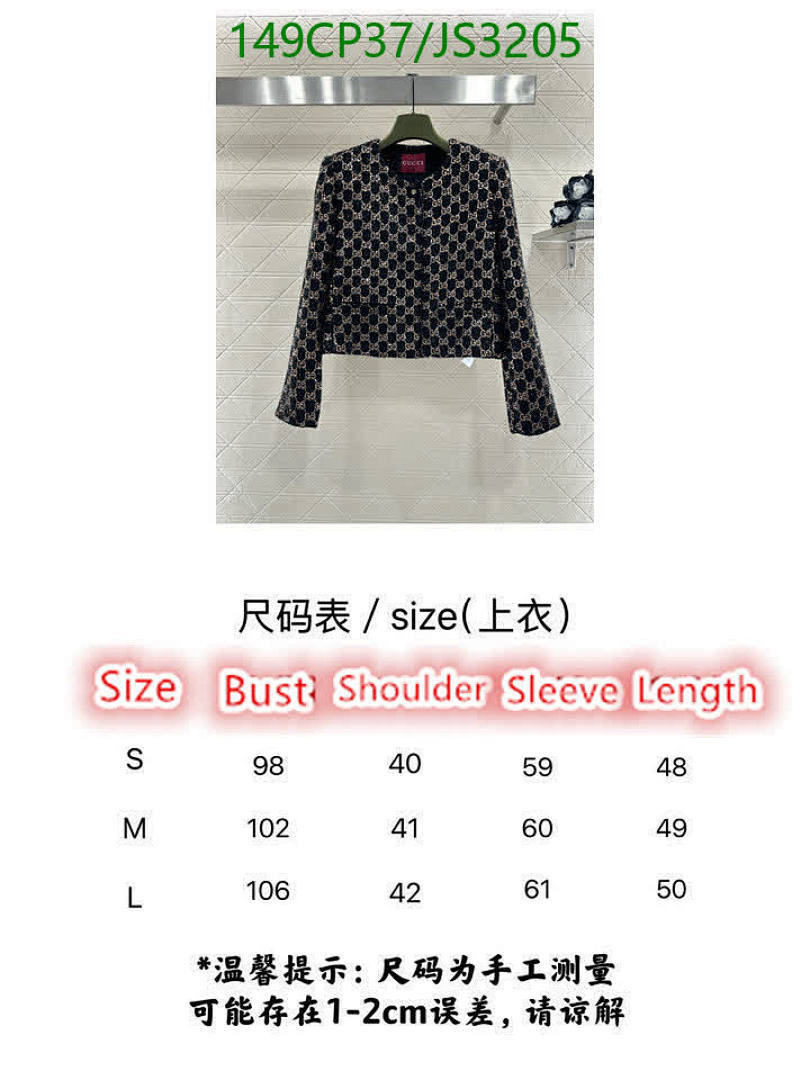 Gucci-Clothing Code: JS3205 $: 149USD