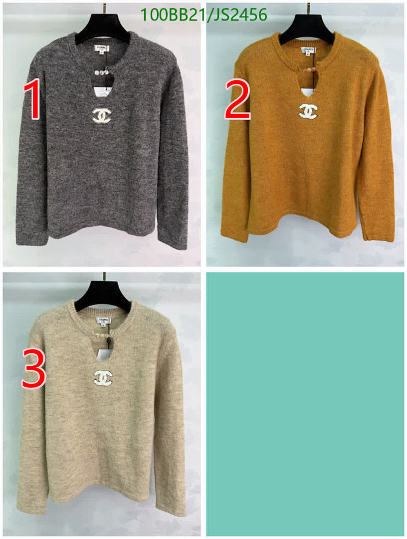 Chanel-Clothing Code: JS2456 $: 100USD