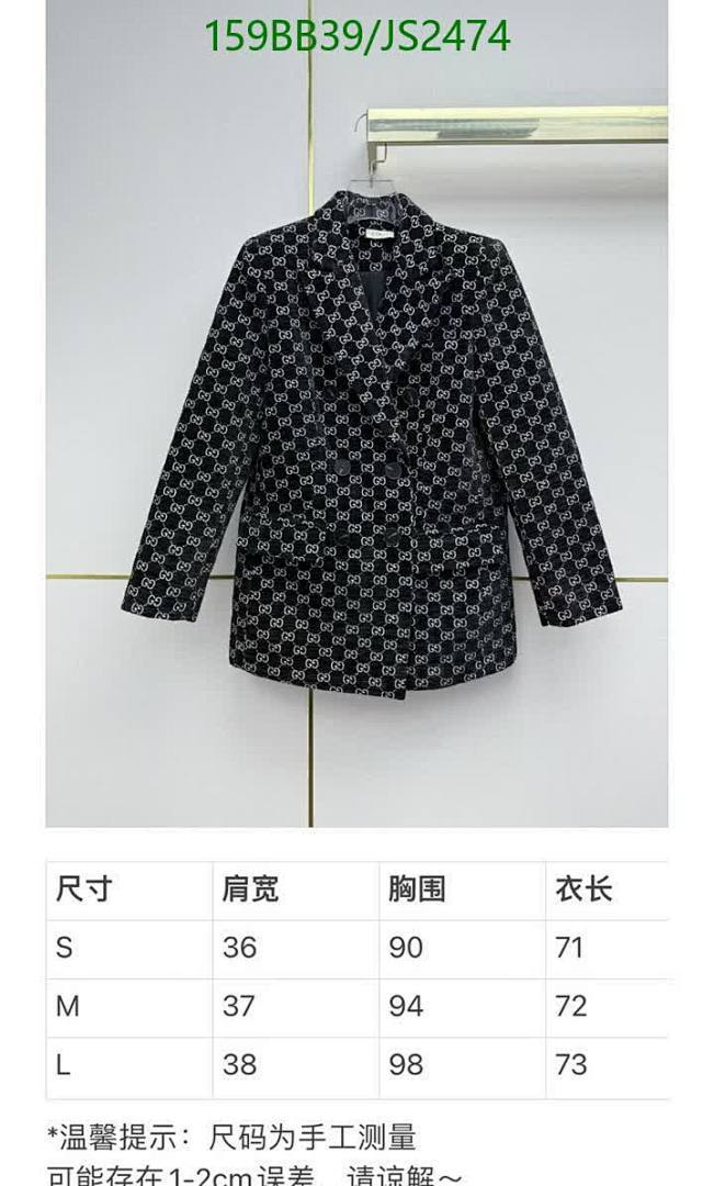 Gucci-Clothing Code: JS2474 $: 159USD