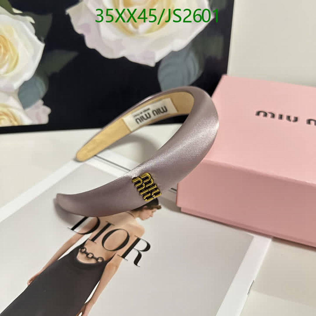 MIU MIU-Headband Code: JS2601 $: 35USD