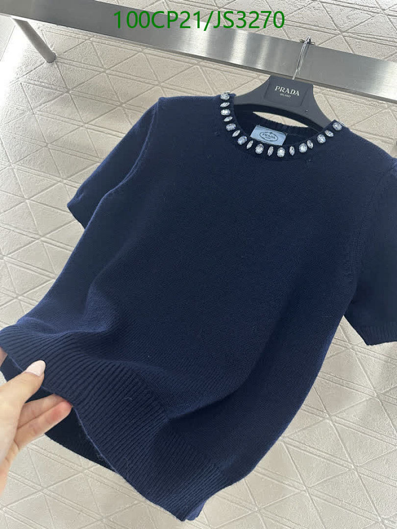 Prada-Clothing Code: JS3270 $: 100USD