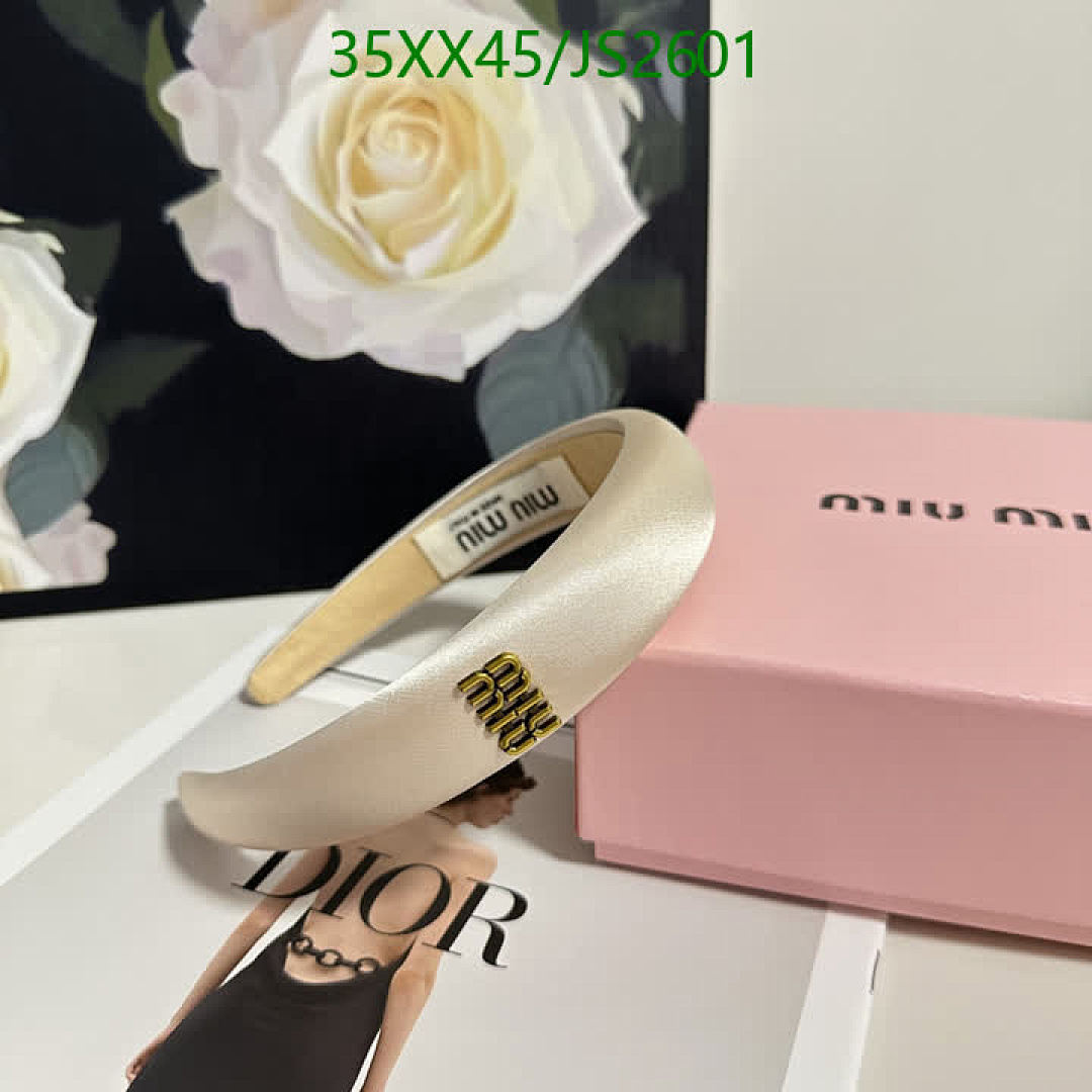MIU MIU-Headband Code: JS2601 $: 35USD