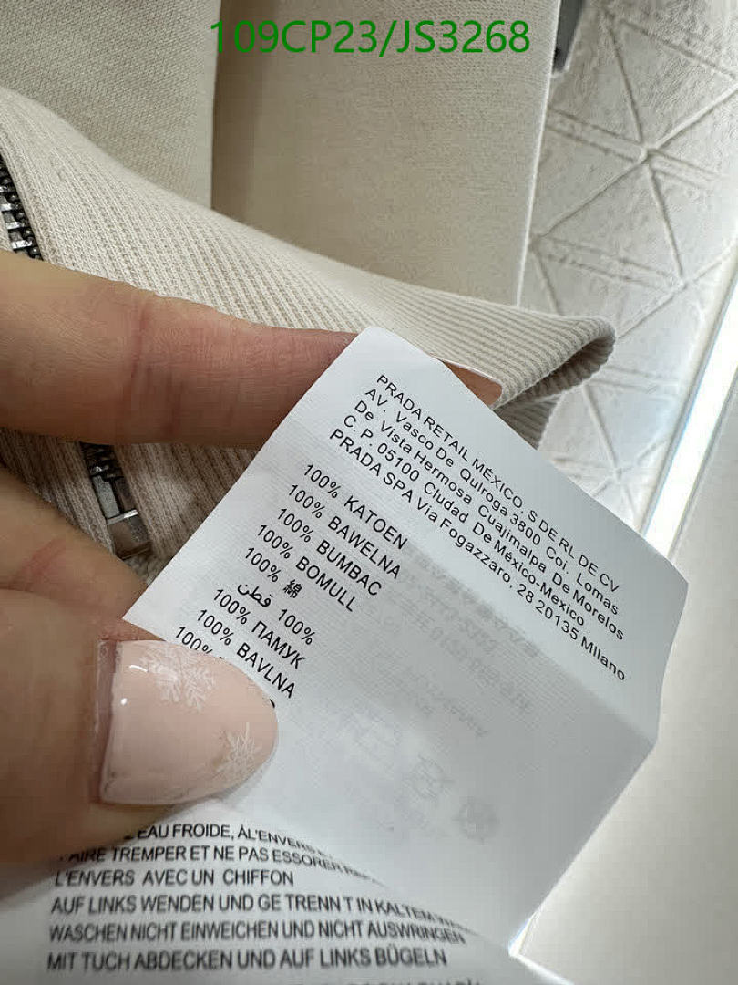 Prada-Clothing Code: JS3268 $: 109USD
