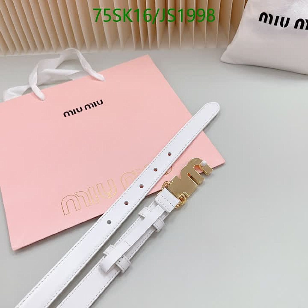 MIU MIU-Belts Code: JS1998 $: 75USD