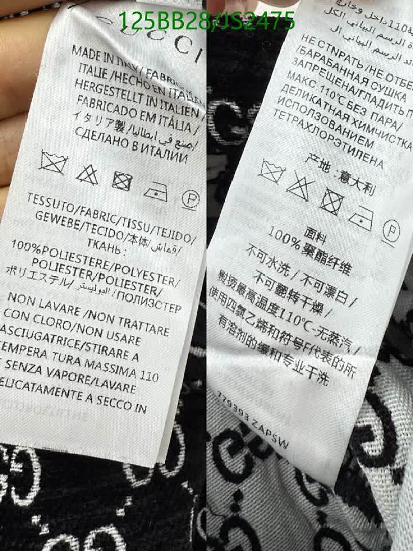 Gucci-Clothing Code: JS2475 $: 125USD