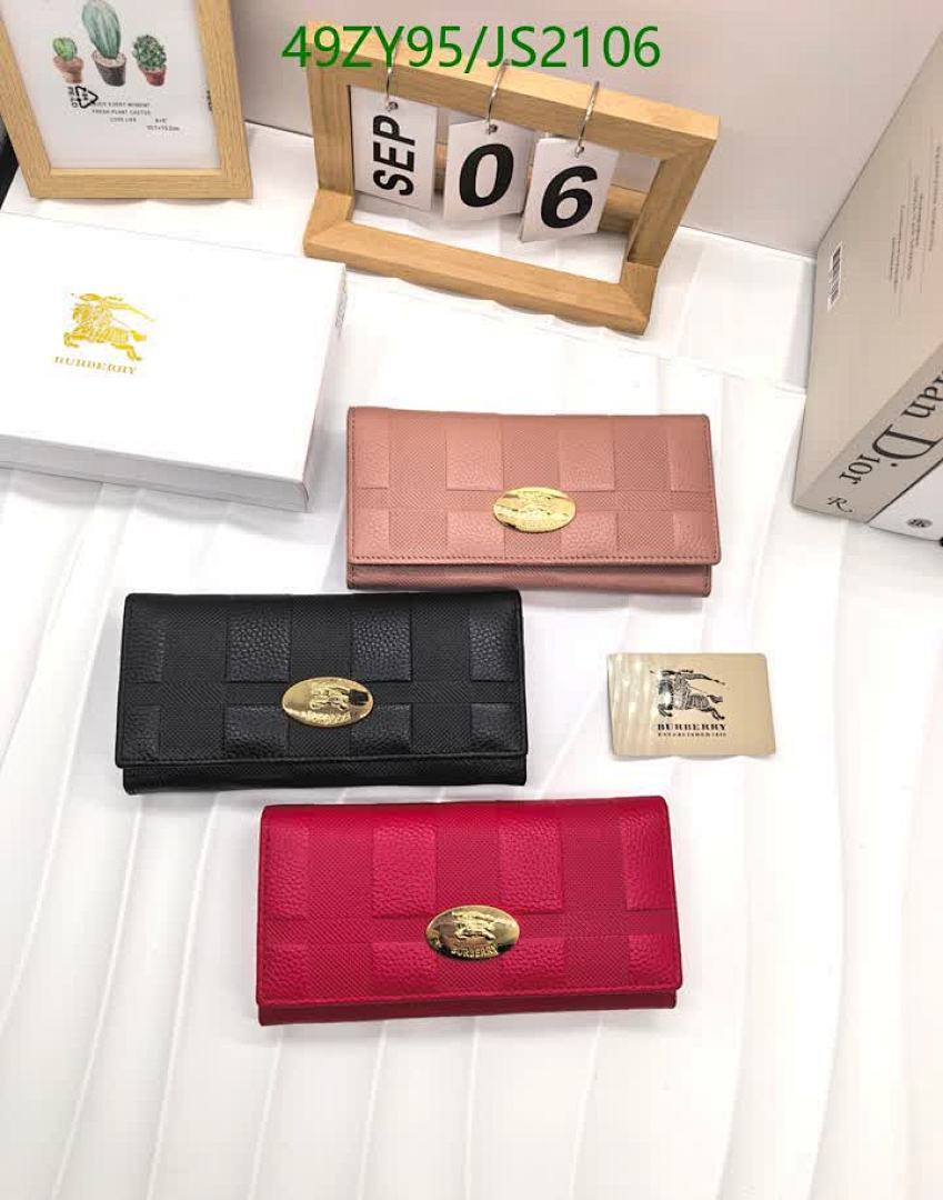 Burberry-Wallet-4A Quality Code: JS2106 $: 49USD