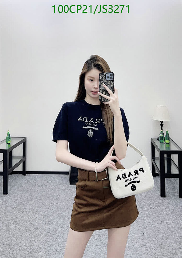 Prada-Clothing Code: JS3271 $: 100USD