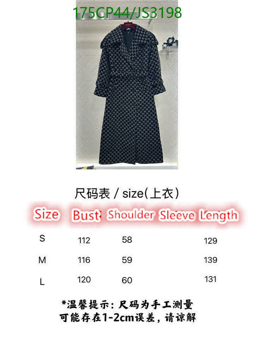 Gucci-Clothing Code: JS3198 $: 175USD