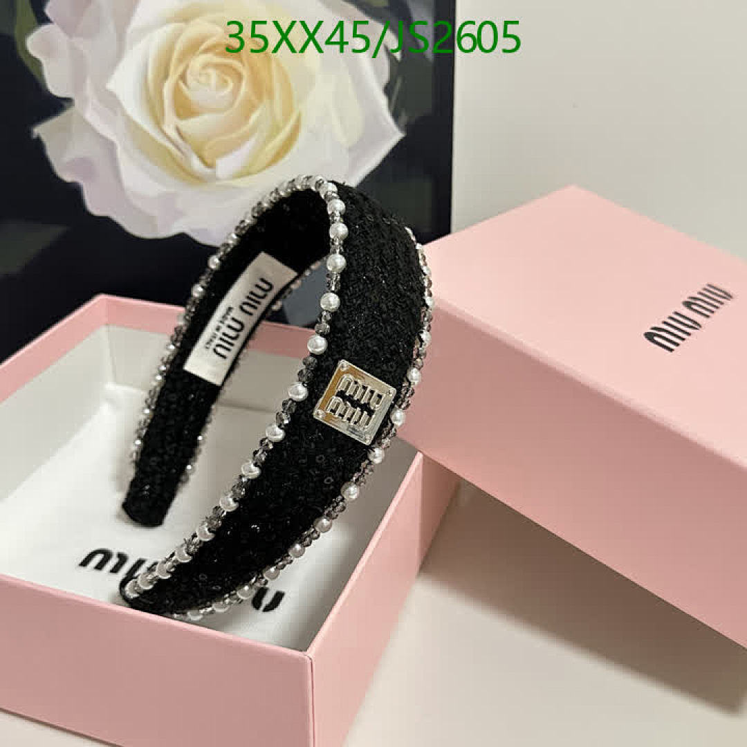 MIU MIU-Headband Code: JS2605 $: 35USD