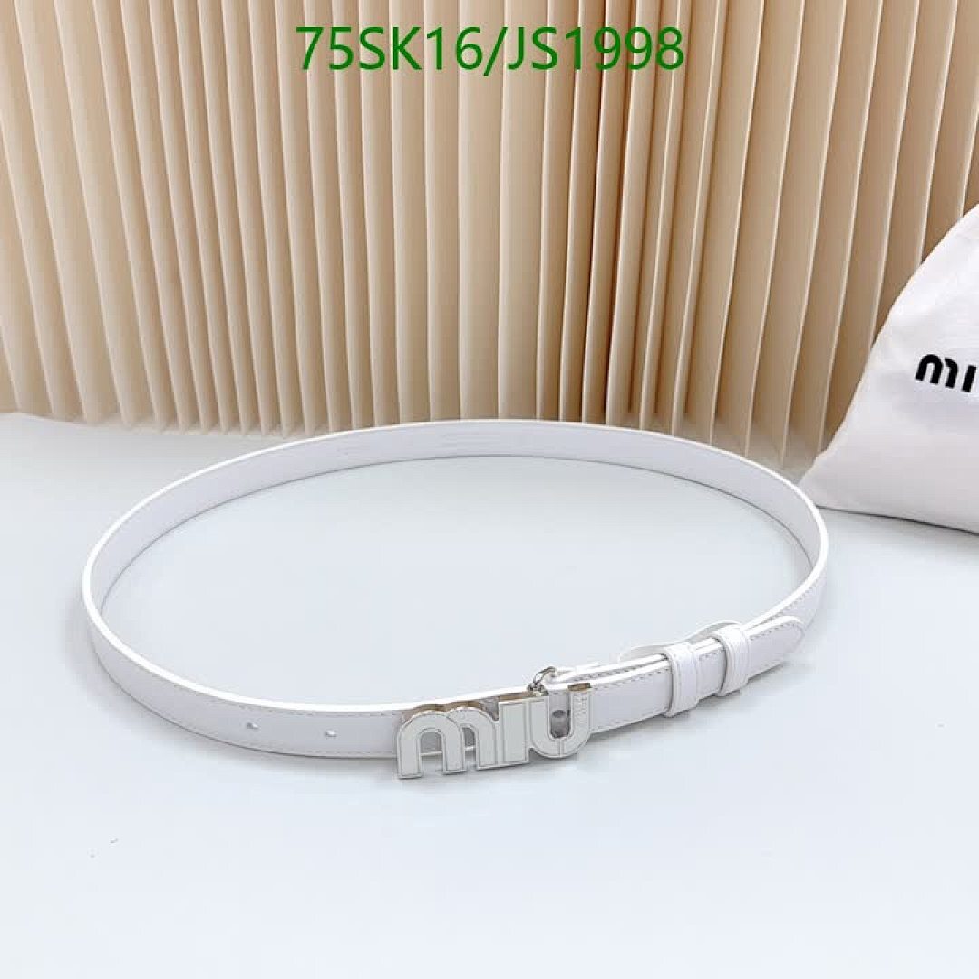 MIU MIU-Belts Code: JS1998 $: 75USD