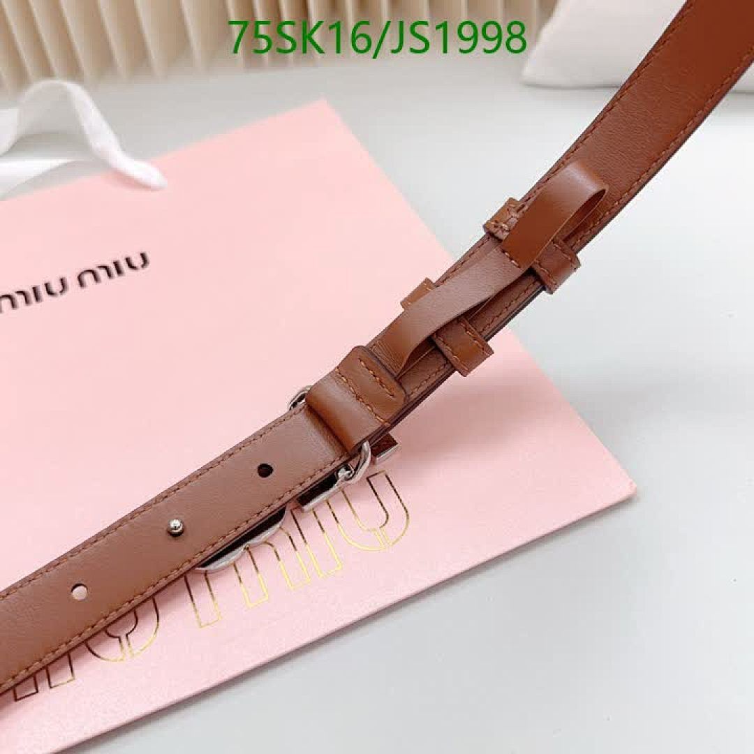 MIU MIU-Belts Code: JS1998 $: 75USD