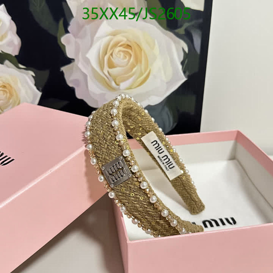 MIU MIU-Headband Code: JS2605 $: 35USD