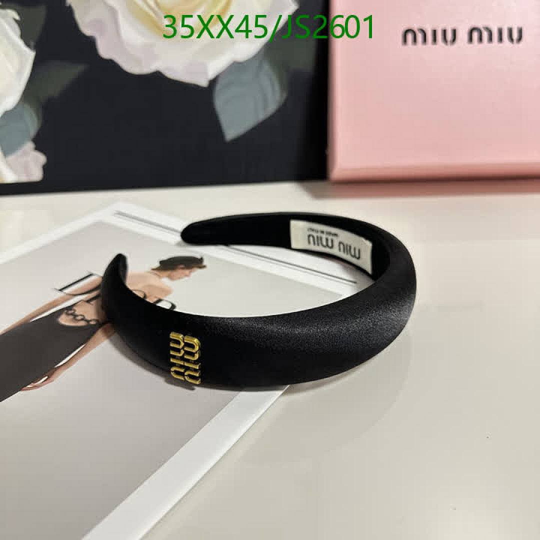MIU MIU-Headband Code: JS2601 $: 35USD