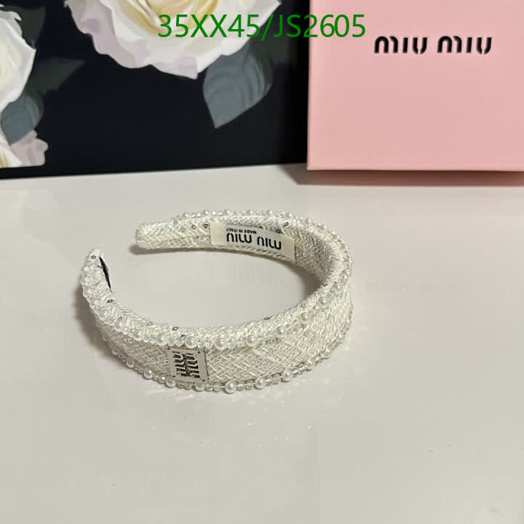 MIU MIU-Headband Code: JS2605 $: 35USD