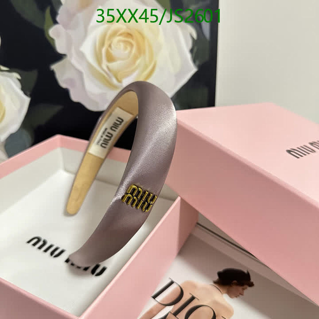 MIU MIU-Headband Code: JS2601 $: 35USD