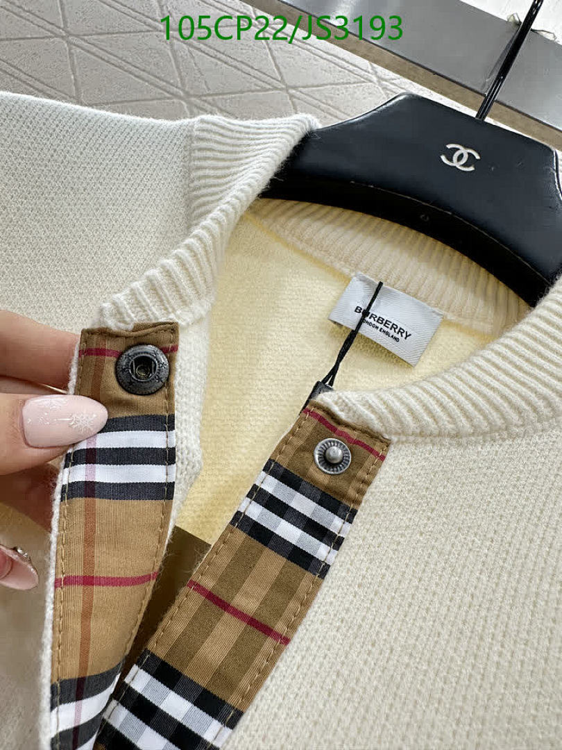Burberry-Clothing Code: JS3193 $: 105USD