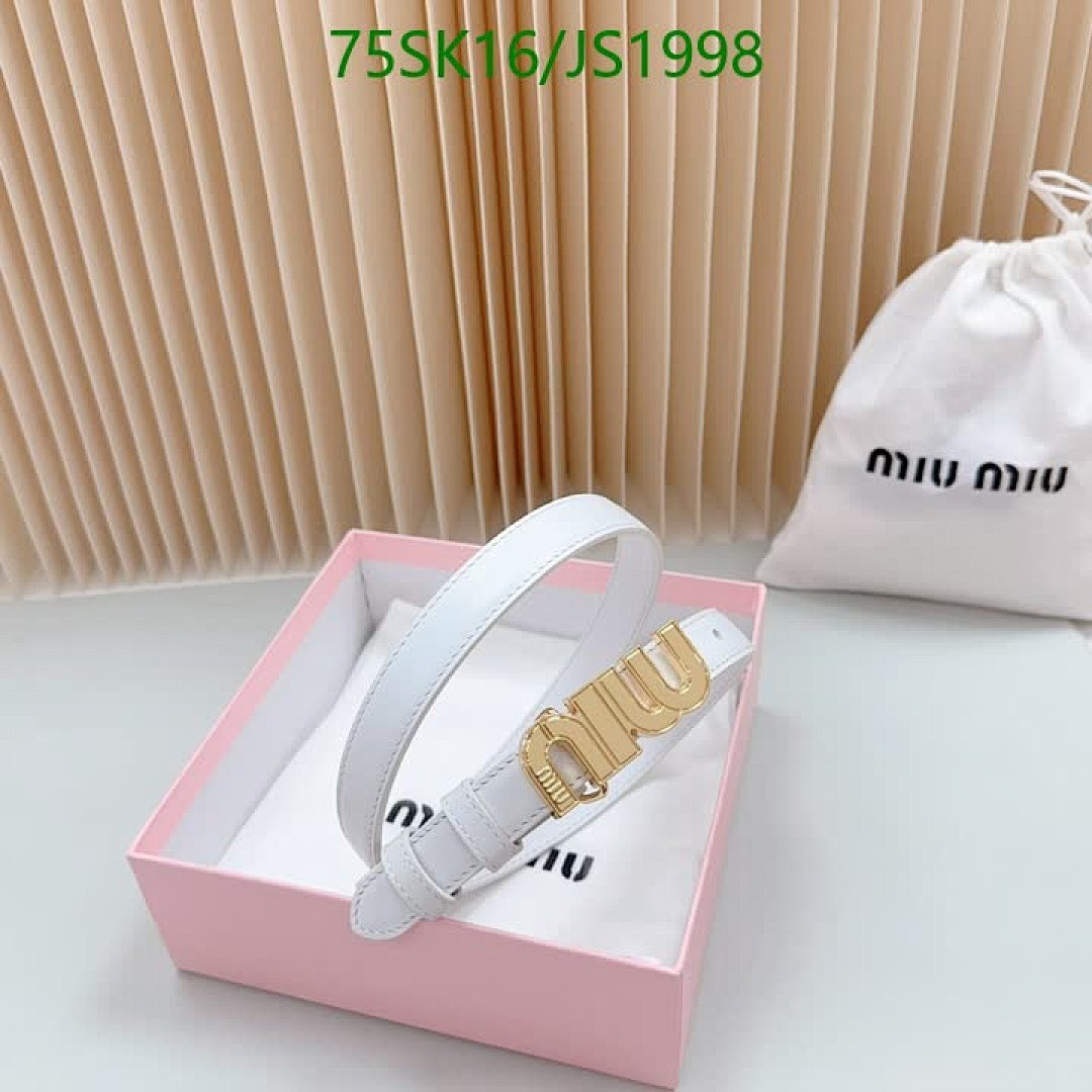 MIU MIU-Belts Code: JS1998 $: 75USD
