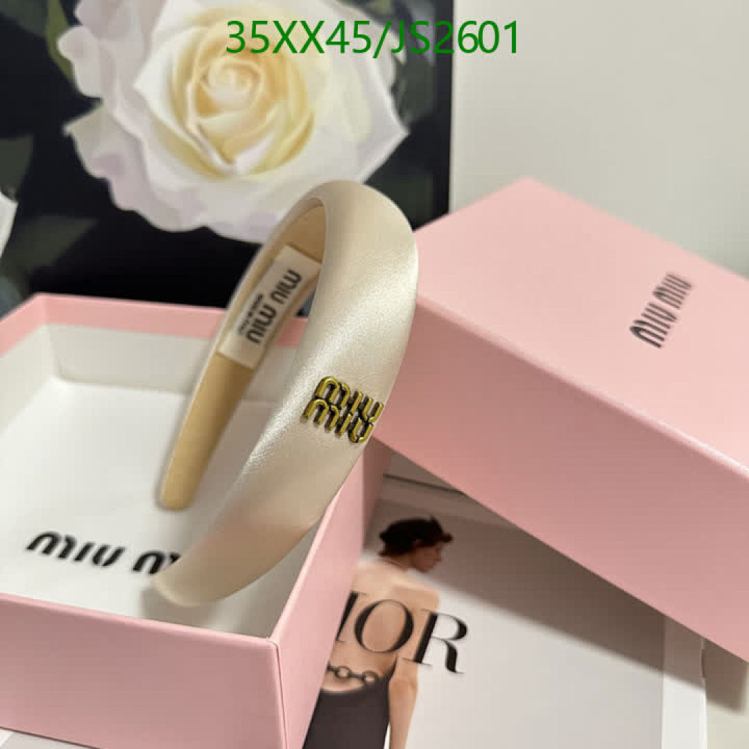 MIU MIU-Headband Code: JS2601 $: 35USD