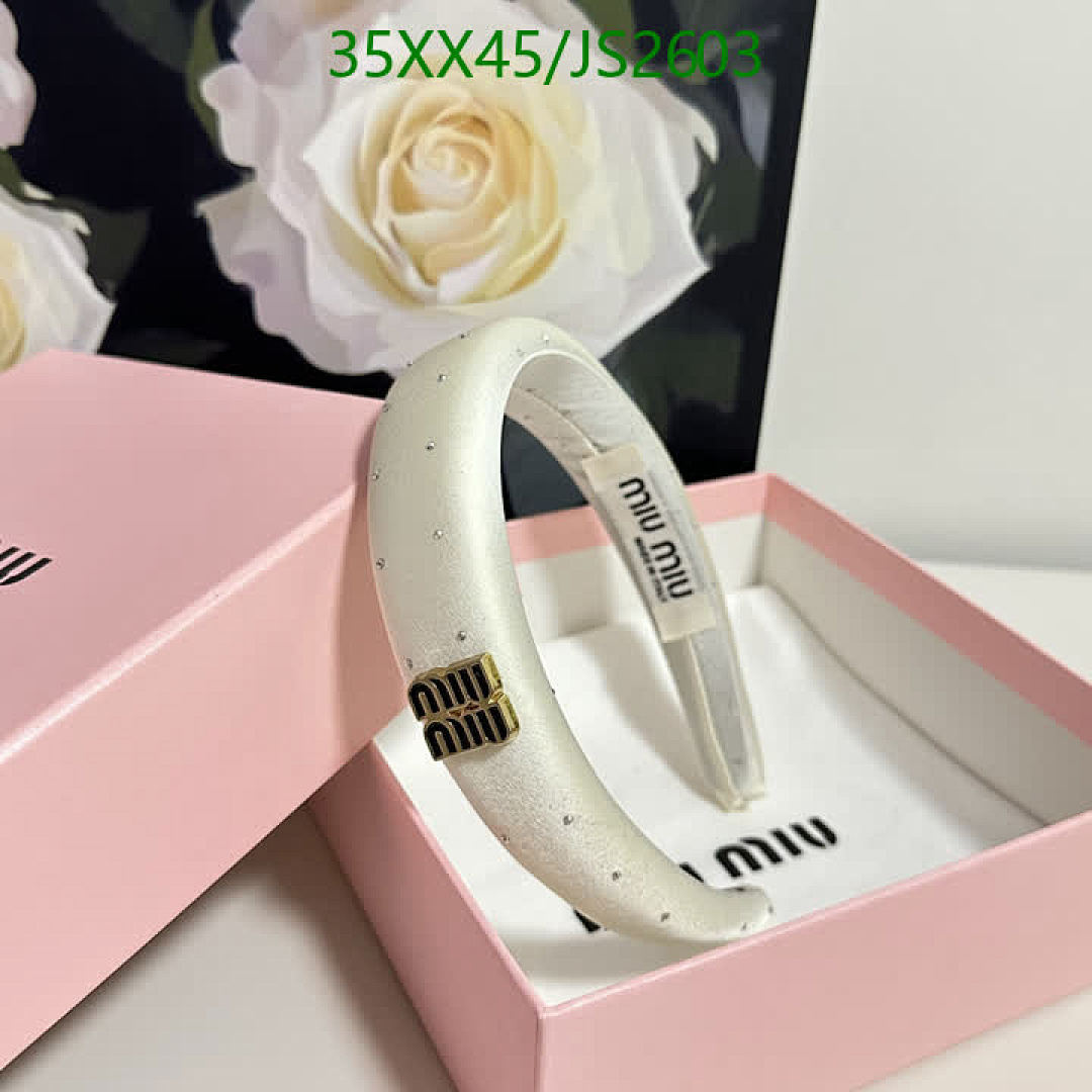 MIU MIU-Headband Code: JS2603 $: 35USD