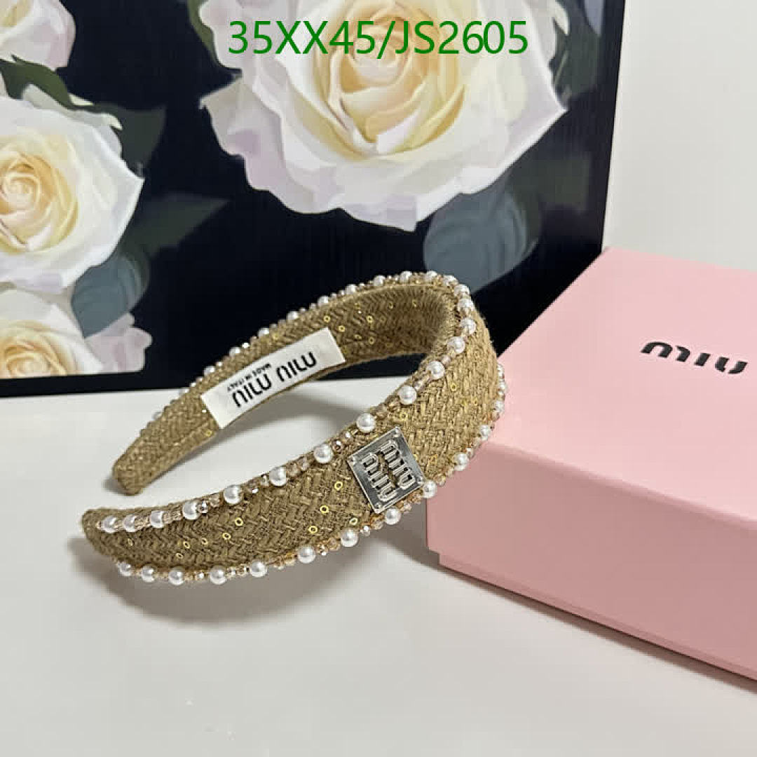 MIU MIU-Headband Code: JS2605 $: 35USD