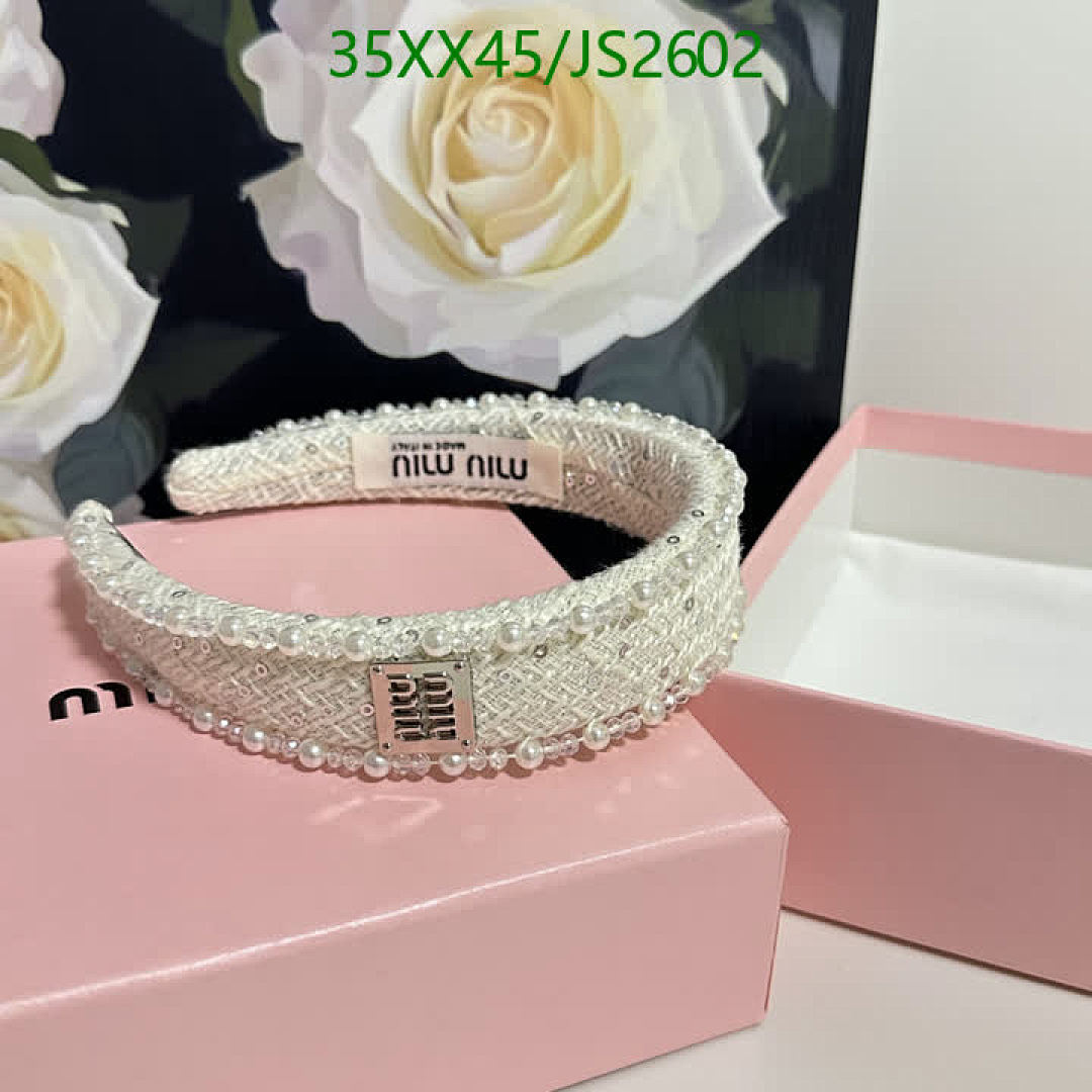 MIU MIU-Headband Code: JS2602 $: 35USD
