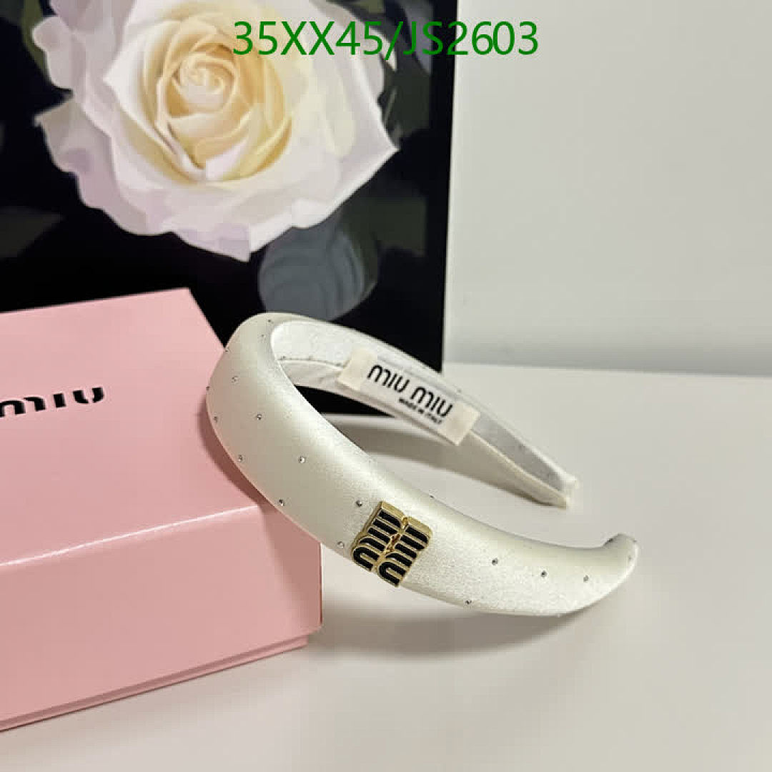 MIU MIU-Headband Code: JS2603 $: 35USD