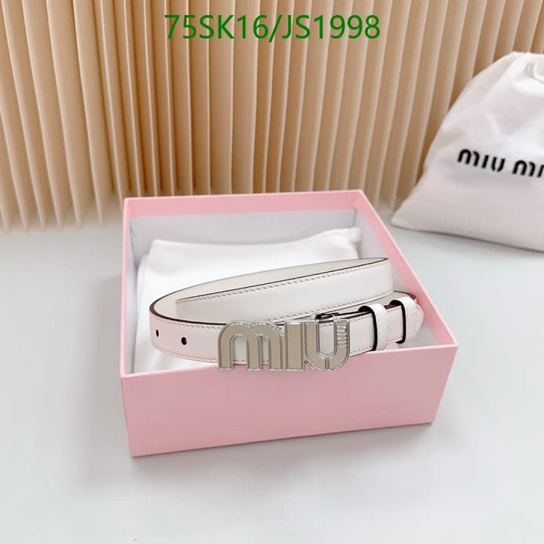 MIU MIU-Belts Code: JS1998 $: 75USD