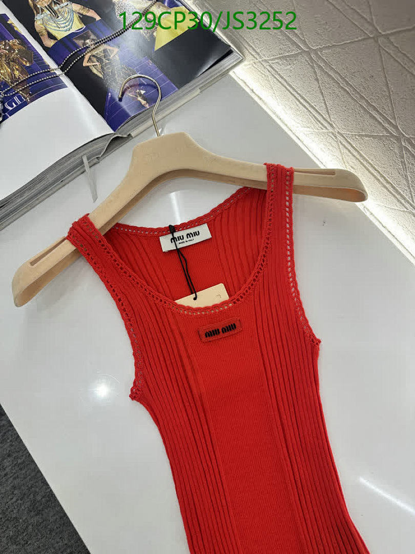 MIUMIU-Clothing Code: JS3252 $: 129USD