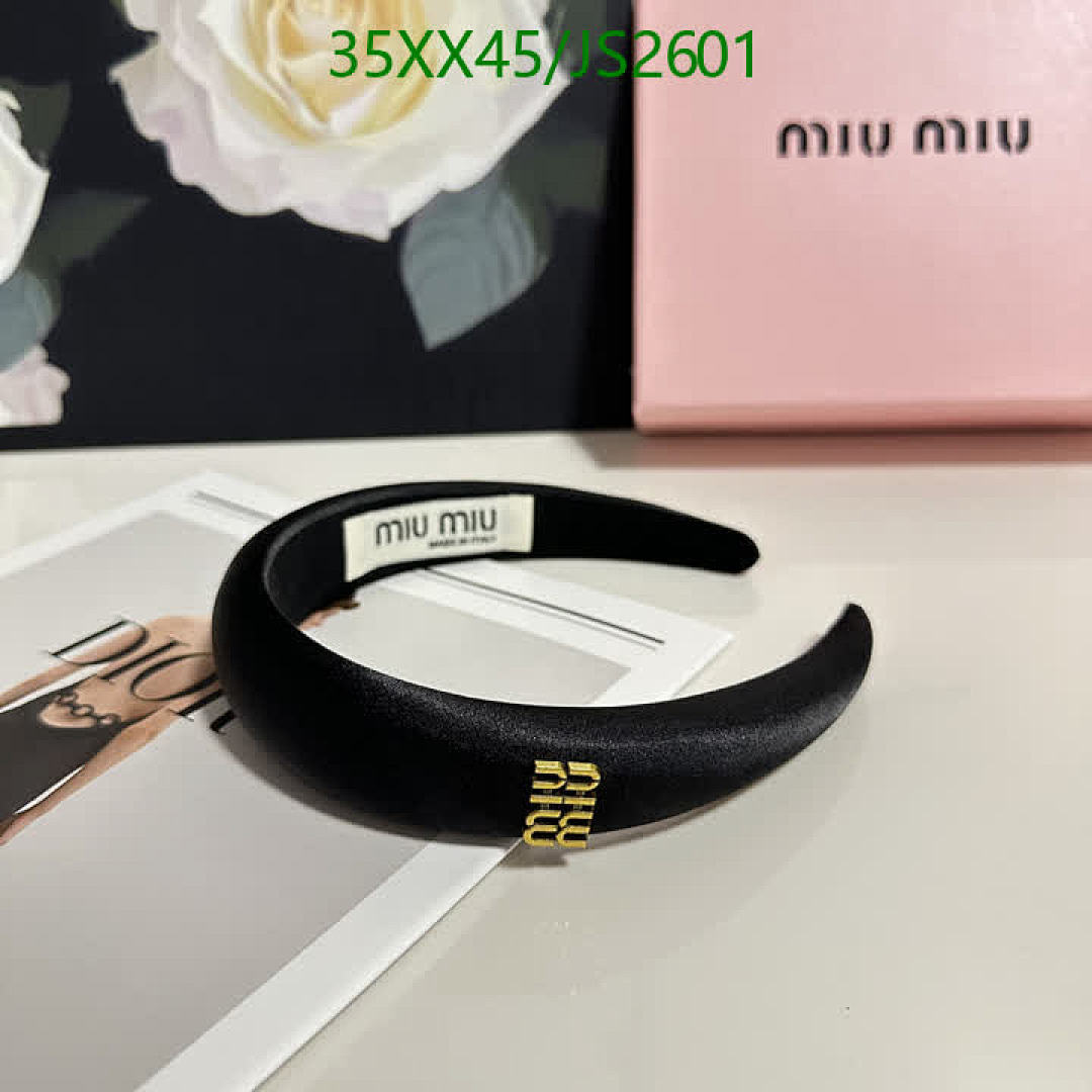 MIU MIU-Headband Code: JS2601 $: 35USD