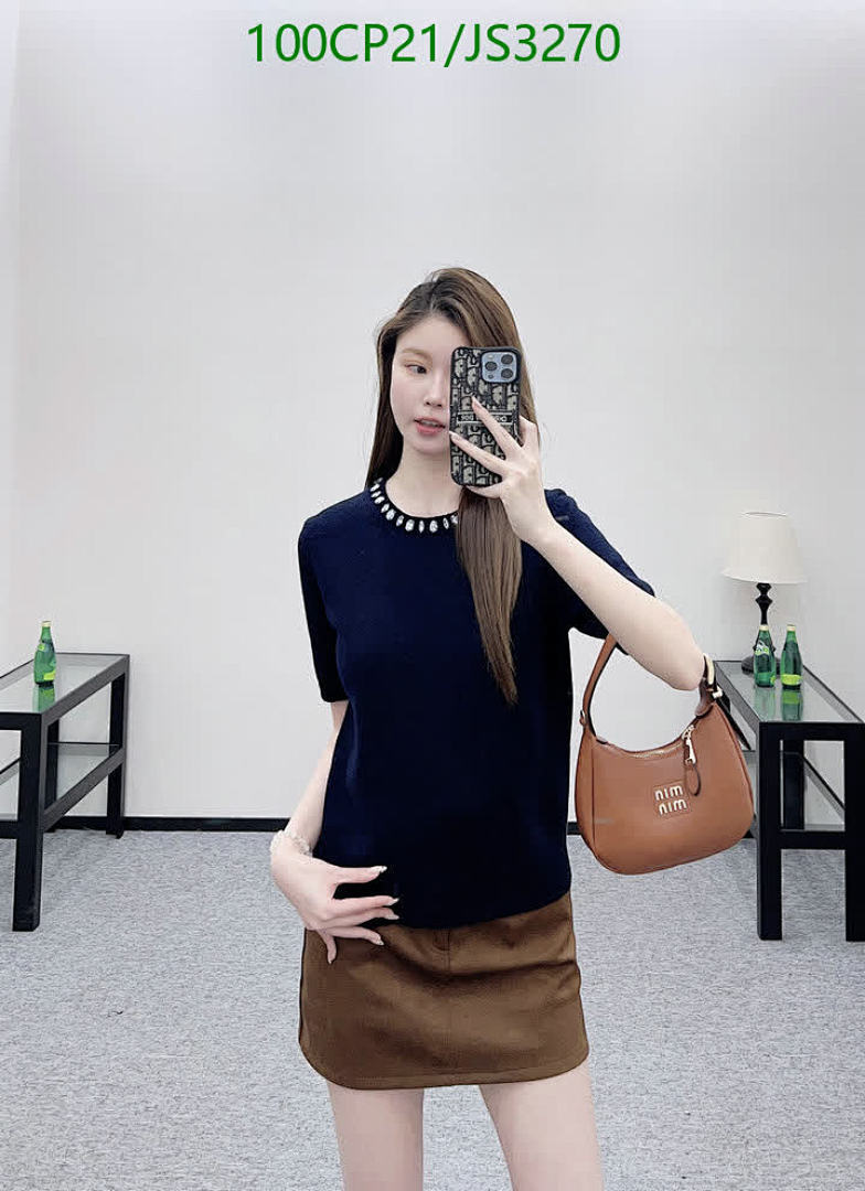 Prada-Clothing Code: JS3270 $: 100USD