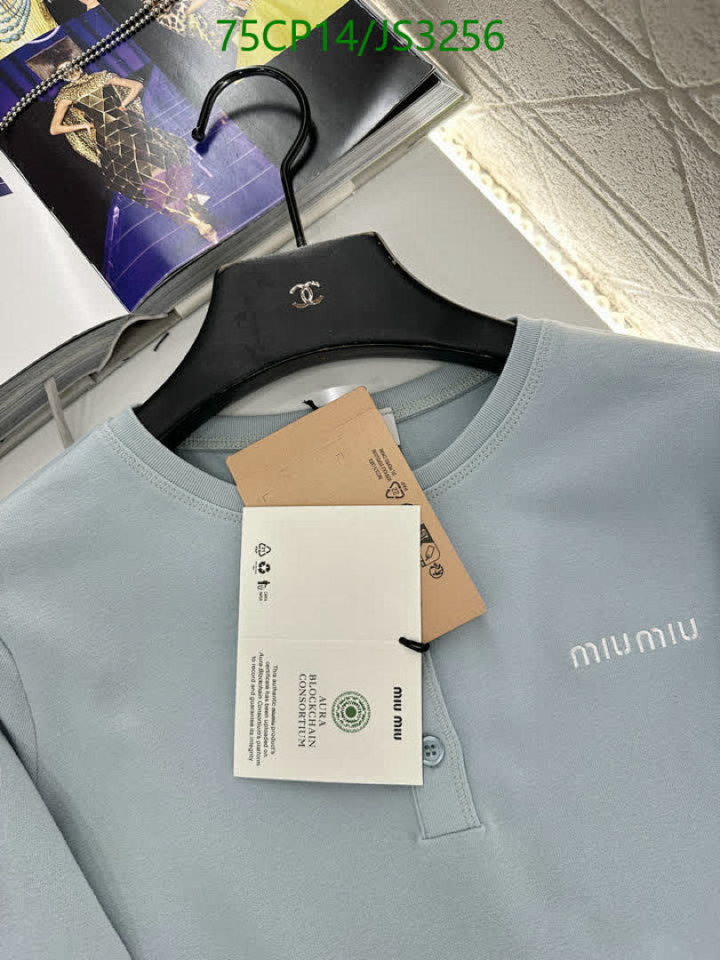 MIUMIU-Clothing Code: JS3256 $: 75USD
