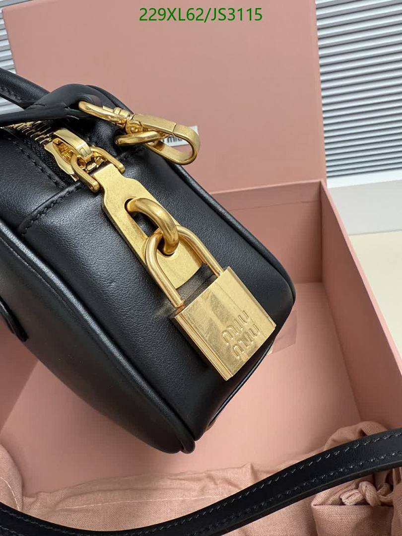 Miu Miu-Bag-Mirror Quality Code: JS3115 $: 229USD