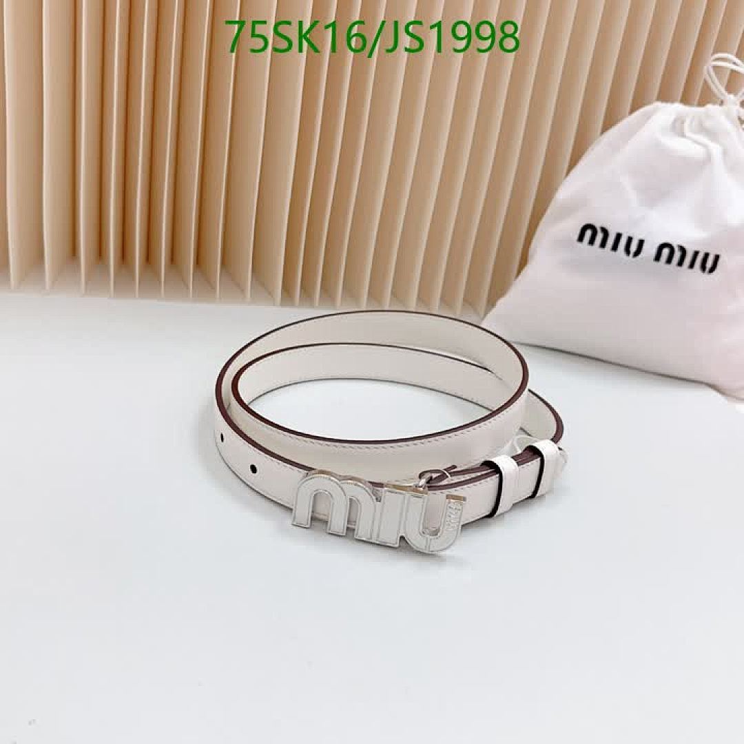 MIU MIU-Belts Code: JS1998 $: 75USD