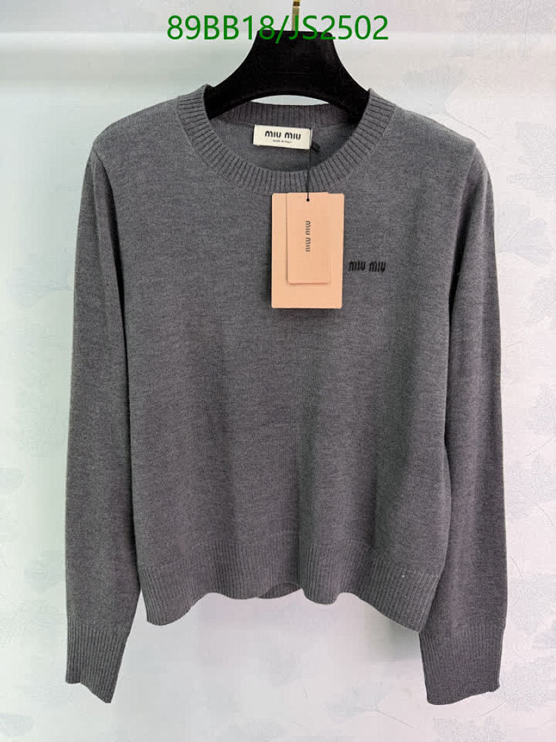 MIUMIU-Clothing Code: JS2502 $: 89USD