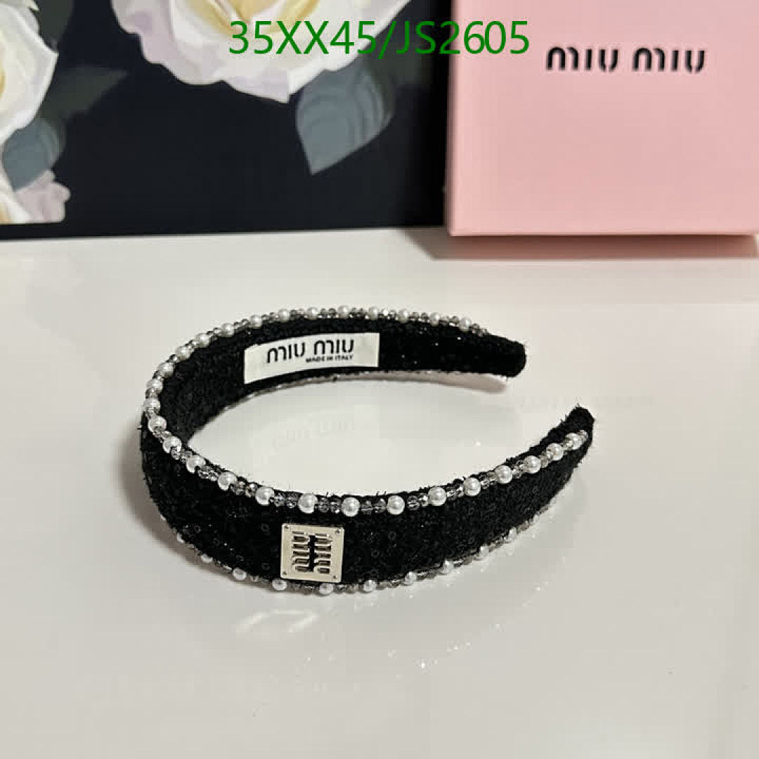 MIU MIU-Headband Code: JS2605 $: 35USD