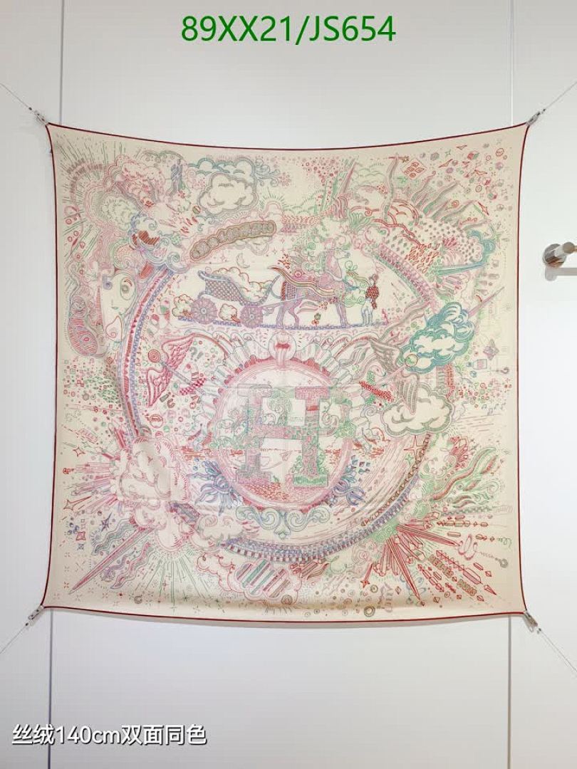 Hermes-Scarf Code: JS654 $: 89USD
