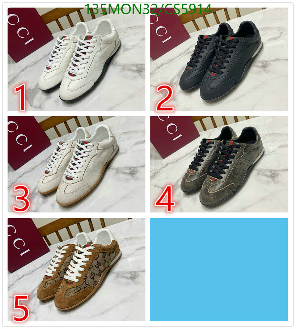 Gucci-Men shoes Code: CS5914 $: 135USD