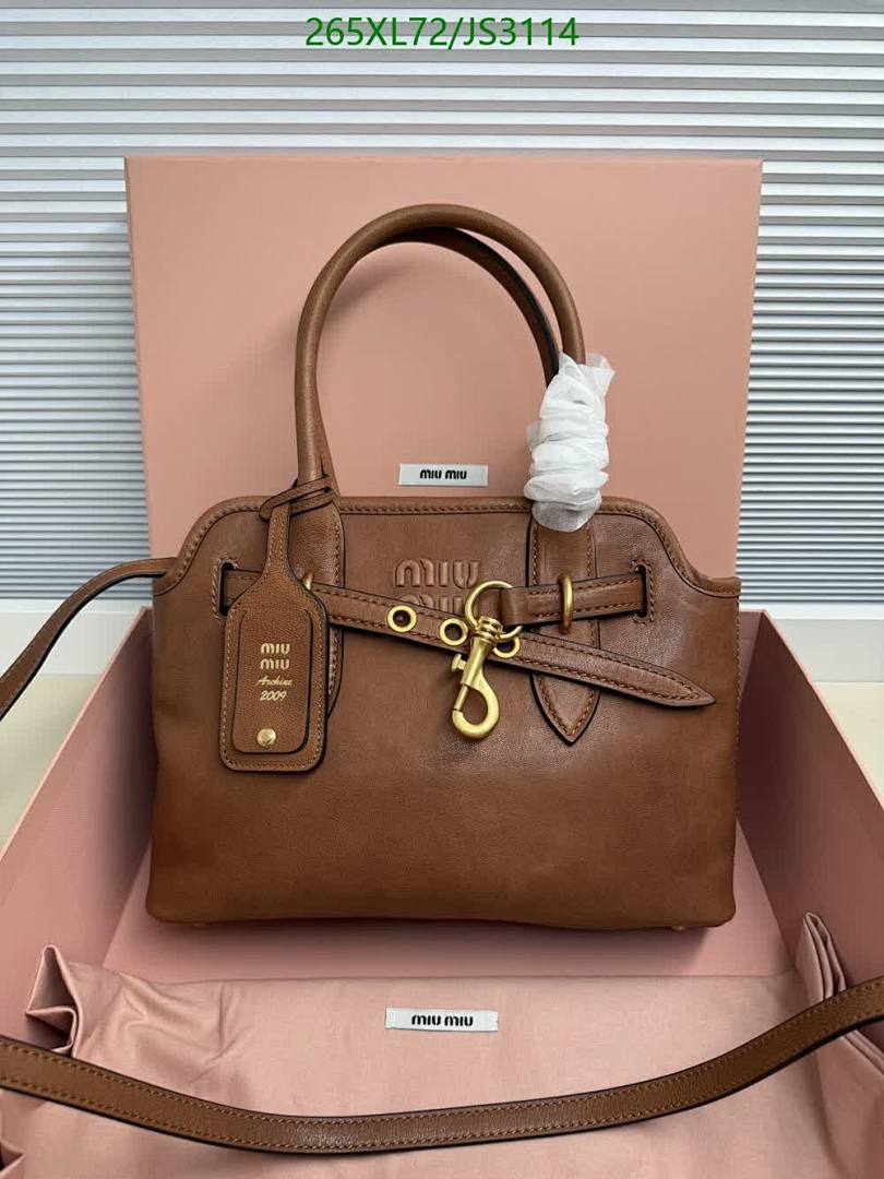 Miu Miu-Bag-Mirror Quality Code: JS3114 $: 265USD